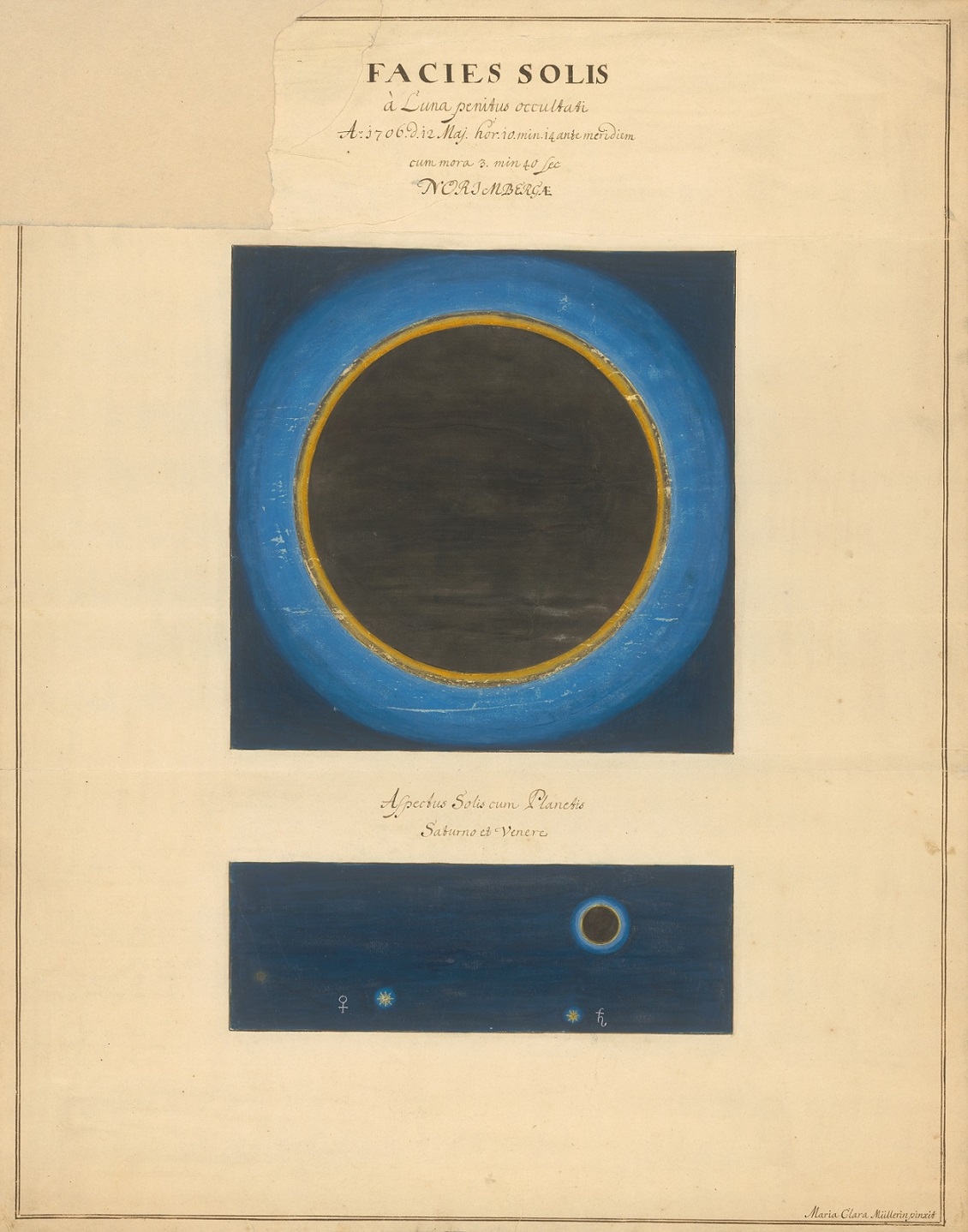 Facies Solis à Luna penitus occultati, Staatsbibliothek zu Berlin (InC)