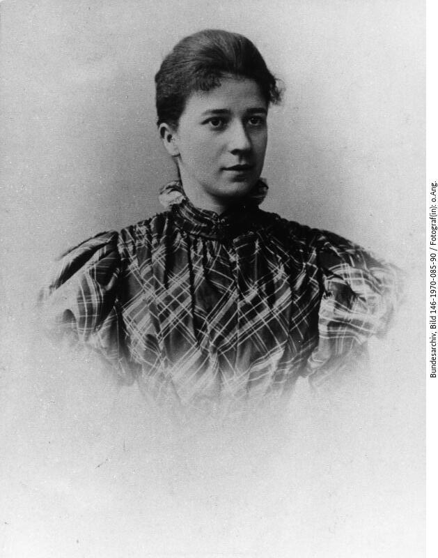 Gertrud Bäumer ca. 1895